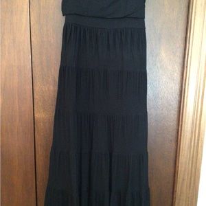 Ankle Black 5 Tiered Skirt - New - Medium